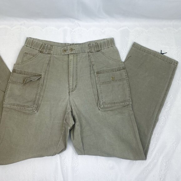 VTG Trail Designs Brand Men's Hiking Cargo Pants Tactical Khaki TP814 34x32 - Picture 3 of 10